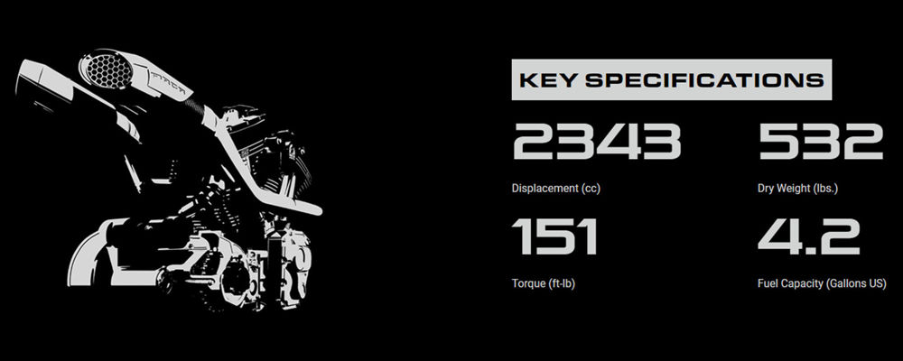 Key Specs for the Arch Motorcycle Method 143
