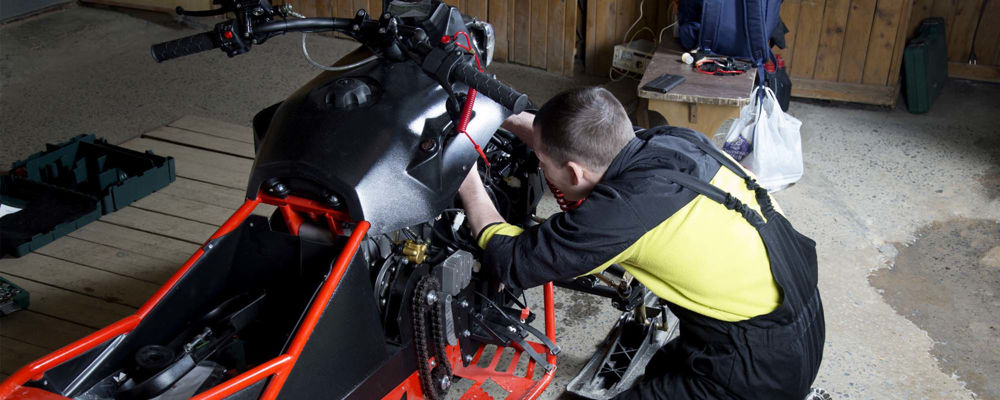 Inspecting your snowmobile before each ride is an important safety step you should never skip