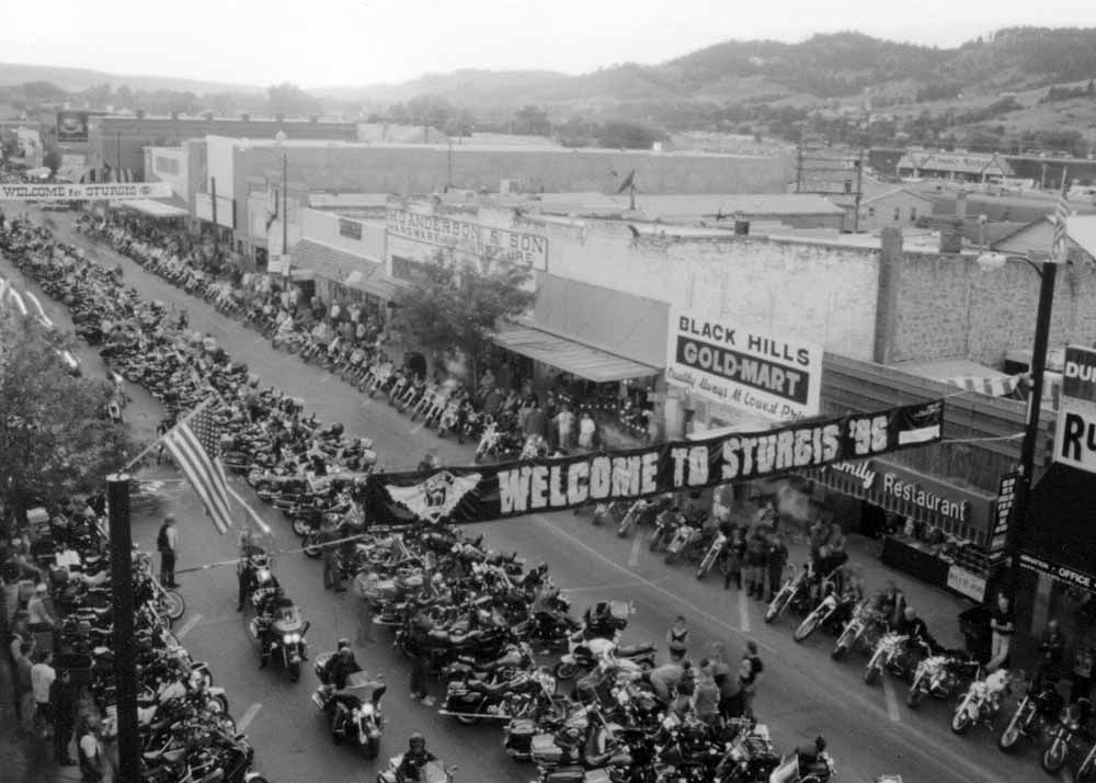 Snapshot from the 1996 Sturgis Motorcycle Rally