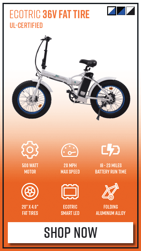 Learn more about the UL-Certified Ecotric 36 Volt eBike