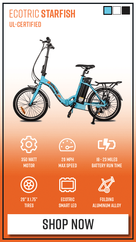 Learn more about the UL-Certified Ecotric Starfish eBike